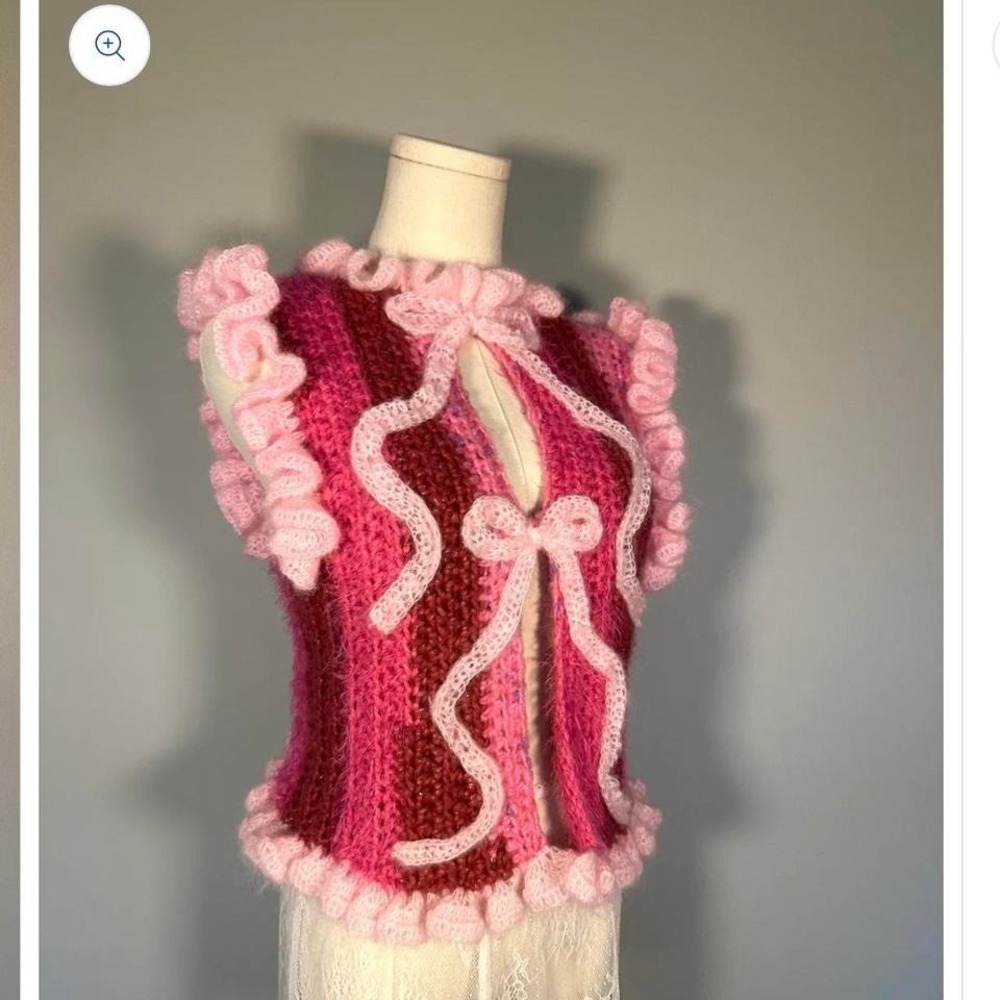 By LoveLi handmade crochet sweater vest - Picture 2 of 3